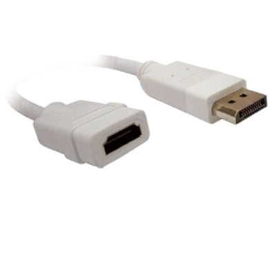 Adaptador Displayport a HDMI BROBOTIX - DisplayPort, HDMI, Color blanco Adaptador Displayport a HDMI BROBOTIX - DisplayPort, HDMI, Color blanco